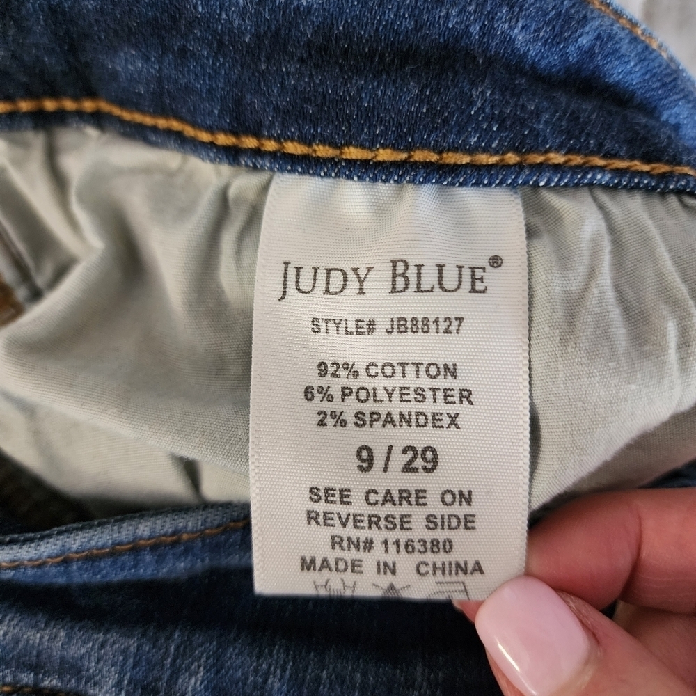 JUDY BLUE STRAIGHT LEG ANKLE JEANS - Picture 10 of 10